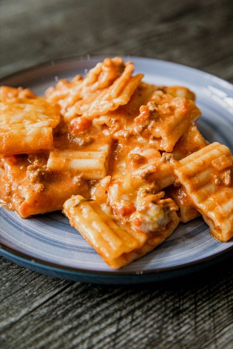Cheesy Ground Beef Pasta