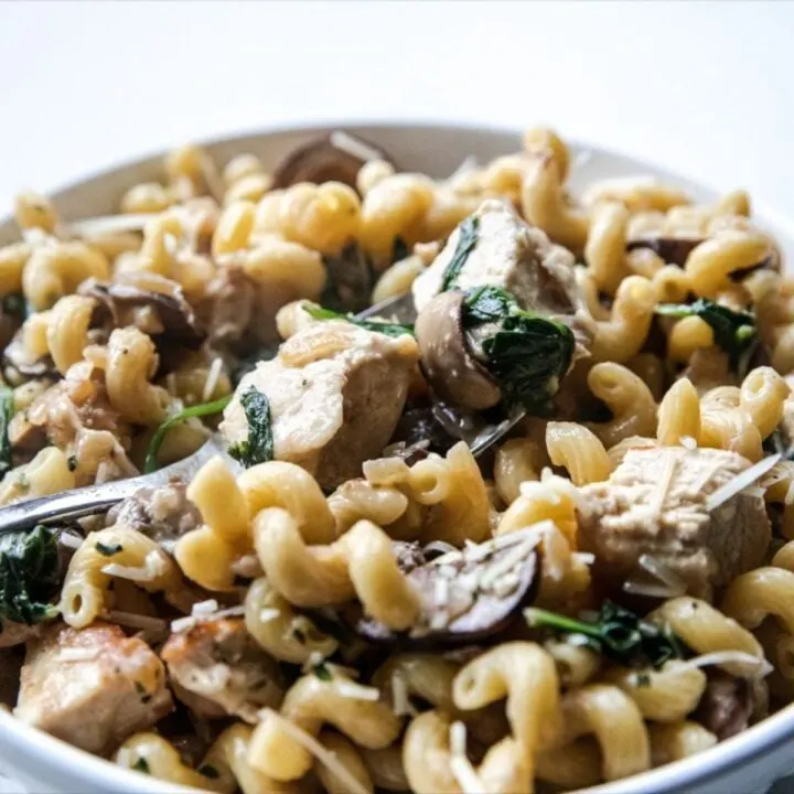 Chicken and Spinach Pasta