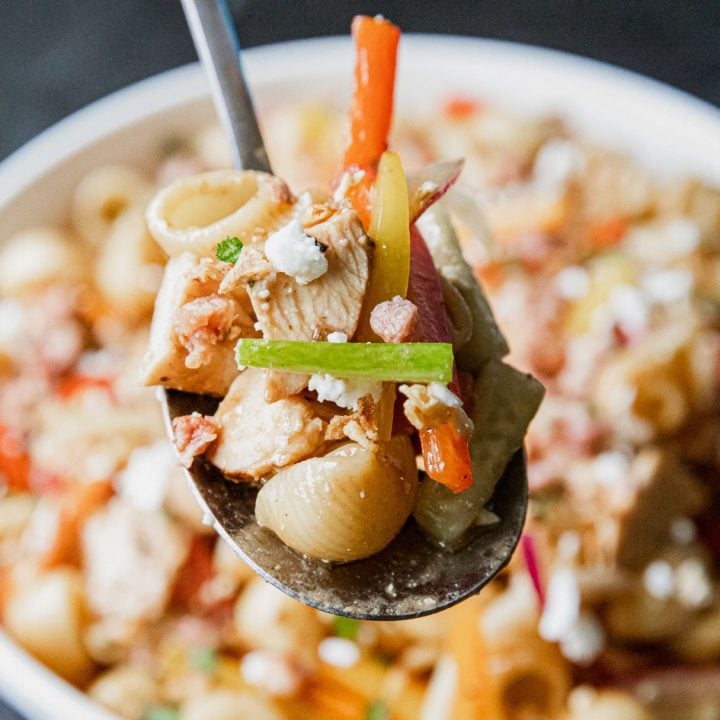 Balsamic Chicken Pasta Salad