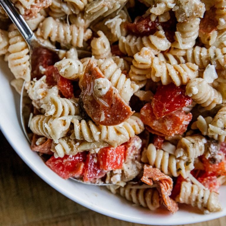 Italian Pasta Salad with Pepperoni